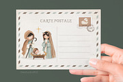 Watercolor Nativity Scene, a Decorative Illustration by Estudio 812 (Thumbnail 5 of 10)