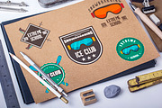 Ski Winter Sports Logo, an Illustration by Iryna Danyliuk (Thumbnail 8 of 8)