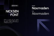 Nicksen - Modern Sans Font, a Sans Serif Font by CuratedType Studio (Thumbnail 6 of 10)
