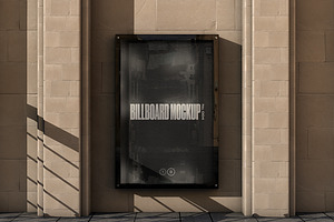Wall Billboard Mockup - No. 004