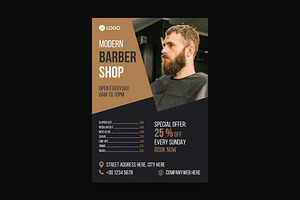 Barbershop Flyer Poster Template