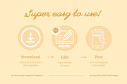 Handmade Biz Instagram Post Template, a Social Media Template by Hell Yeah Designs (Thumbnail 2 of 10)