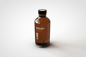 Cosmetics Medical Bottle Mock-Up