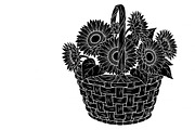 Charming flower basket wall art, an Illustration by Amazin_art (Thumbnail 25 of 32)