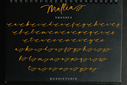 Mallia Handwritten Font, a Script Font by Basnistudio (Thumbnail 10 of 11)