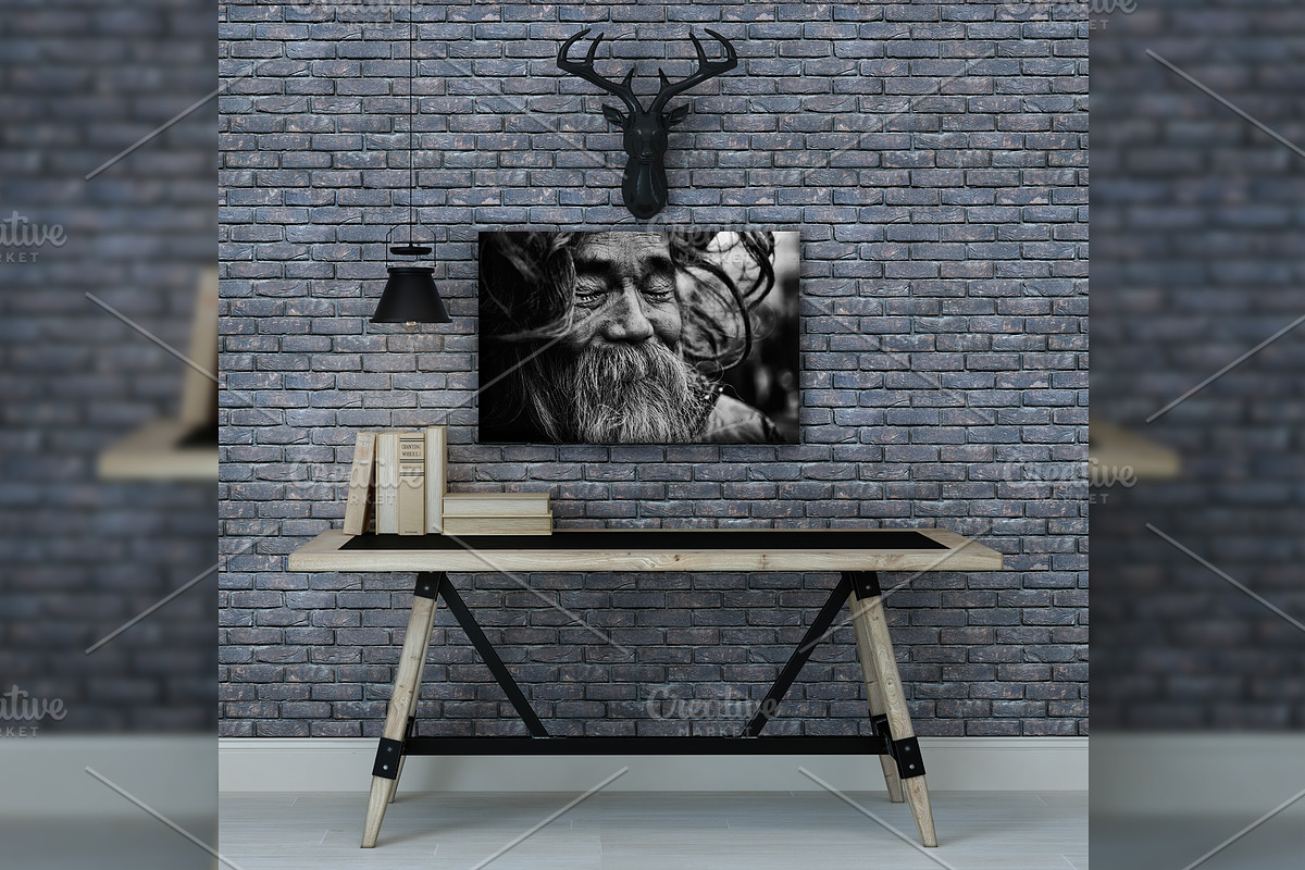 Loft Concept Artwork Frame Mockup, a Print Template by desgiant (Photo 1 of 2)