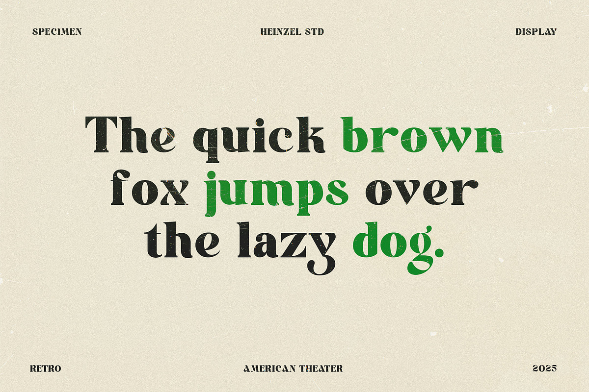 Treasure Times Bold Retro Serif Font, a Serif Font by Heinzel Std (Photo 10 of 12)