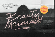 Beauty Mermaid | Signature Script, a Handwritten Font by Scratch Design (Thumbnail 1 of 14)