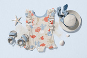 Sealife Silhouettes Illustration Set, an Animal Illustration by rouxsupplyco (Thumbnail 10 of 16)