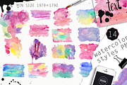Over 120PNG watercolors, an Illustration by Alisa Mikibith Art (Thumbnail 11 of 15)