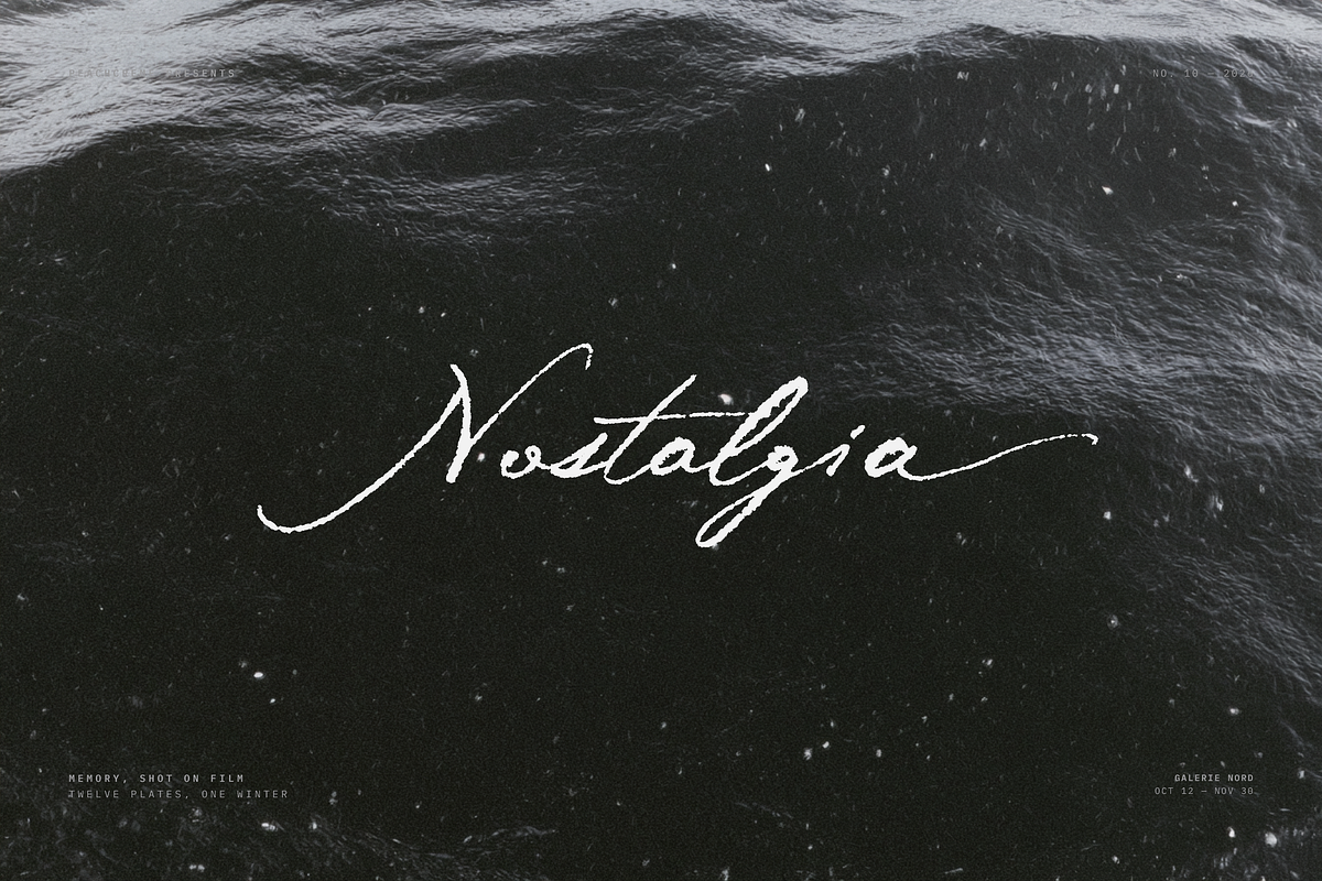 Midnight Symphony // Script font, a Handwritten Font by PeachCreme (Photo 10 of 15)