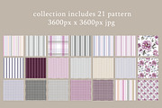 Peonies Patterns Collection, a Pattern Graphic by Naty Art (Thumbnail 9 of 10)