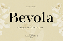 Modern Elegant Serif - Bevola