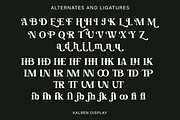 Kalren Display, a Serif Font by Zaloma Studio (Thumbnail 13 of 13)