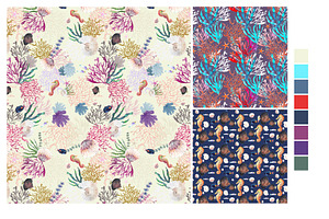 Under The Sea, Pattern & Motifs!