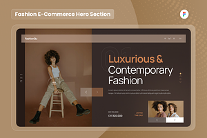 Fashion E-Commerce Hero Header