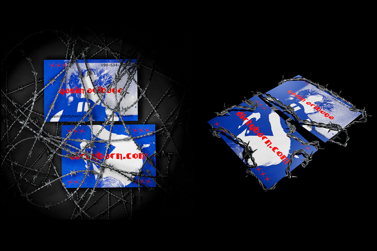 Barbed Wire Branding Identity Mockup, a Mockup by Dirtybarn (Photo 7 of 10)