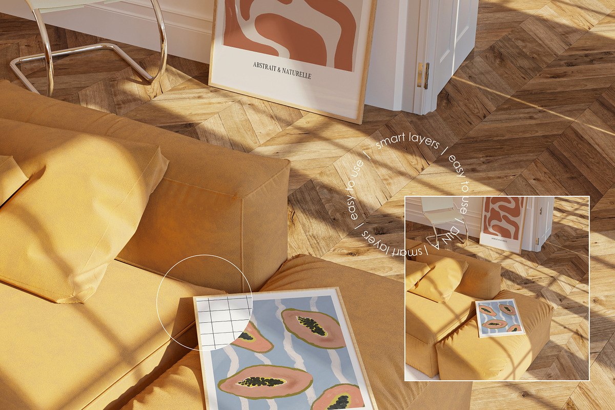 ADELE ROOM | Frame mockup set, a Household Mockup by yuliyuri.studio (Photo 14 of 44)