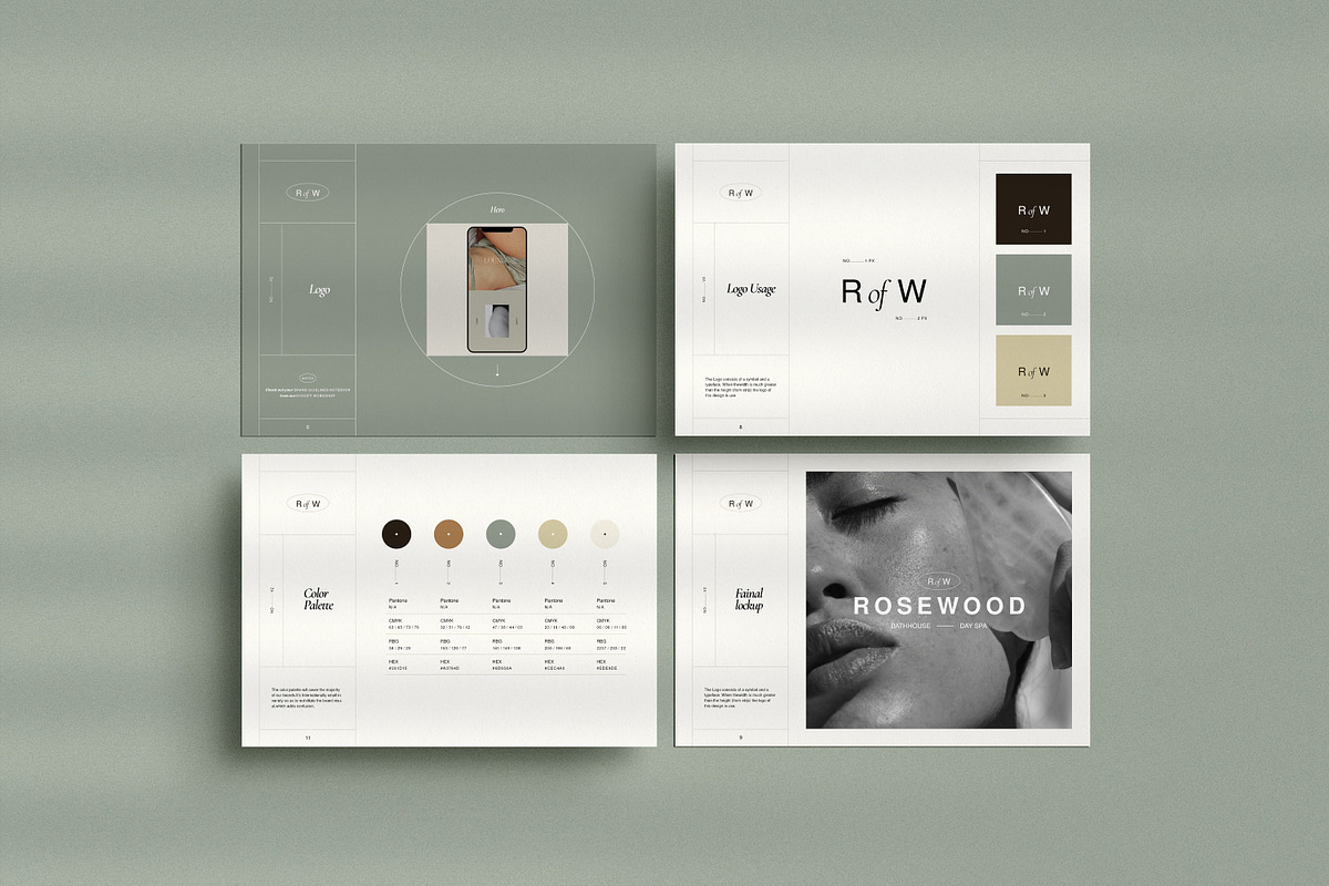 Auburn – Brand Guidelines, a Brochure Template by S A N D Y (Photo 5 of 13)
