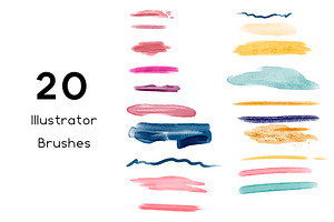 Watercolor Logo Kit