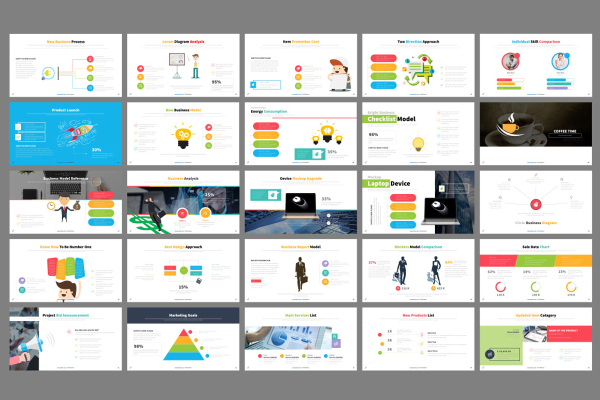 ProIn Business Powerpoint, a Presentation Template by GreenDesign (Photo 3 of 9)