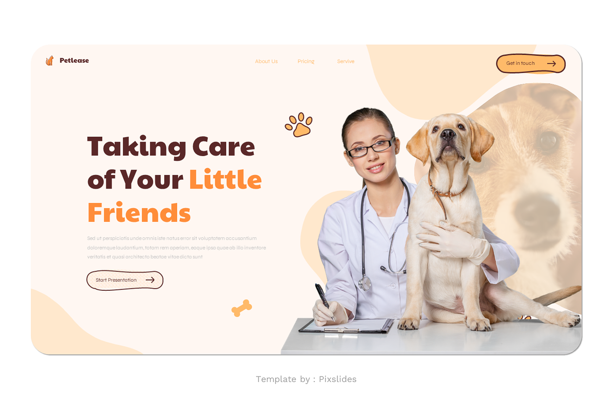 Pet Care Services PowerPoint, a Presentation Template by Pixslides (Photo 3 of 6)