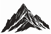 Mountain Tree Silhouette Bundle, an Object Graphic by balal (Thumbnail 9 of 11)