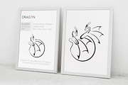 30 stylized black dragons, an Icon by Bloom21Art (Thumbnail 7 of 7)