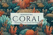 Coral - Seamless Coral Patterns, a Pattern Graphic by Pixel Perfect Patterns (Thumbnail 1 of 9)
