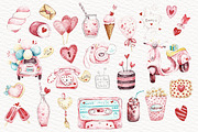 Watercolor Pink Things, a Texture Illustration by talloshau's illustrations (Thumbnail 2 of 5)