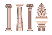 Greek antique architecture, columns, an Object Illustration by Good Studio (Thumbnail 3 of 5)