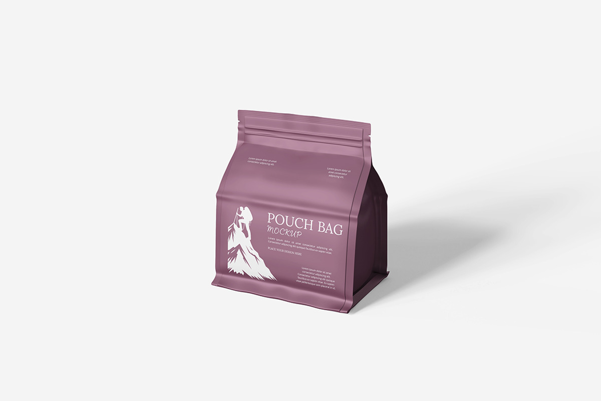 Pouch Bag Mockup, a Packaging Mockup by Indah (Photo 6 of 6)