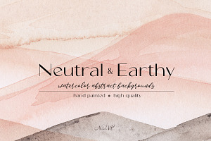 Neutral & Earthy abstract background