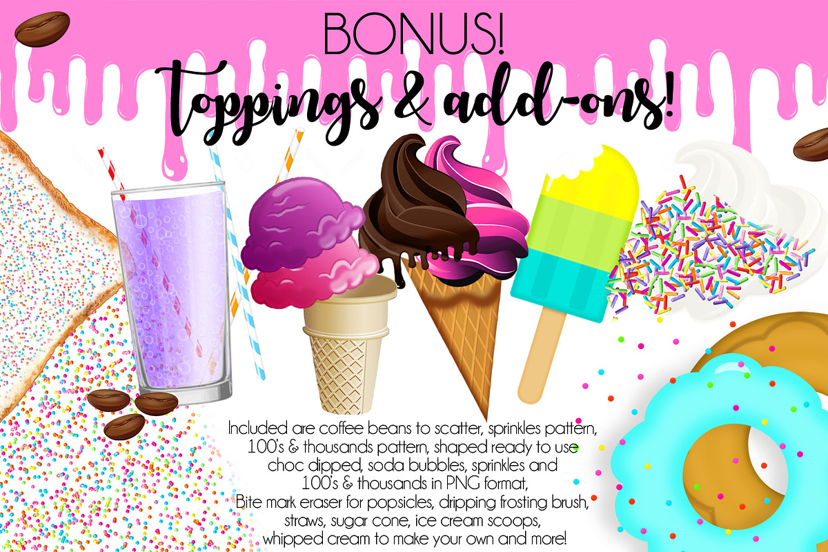 I Donut Like Popsicles, a Food Illustration by Graphics Candy (Photo 5 of 9)