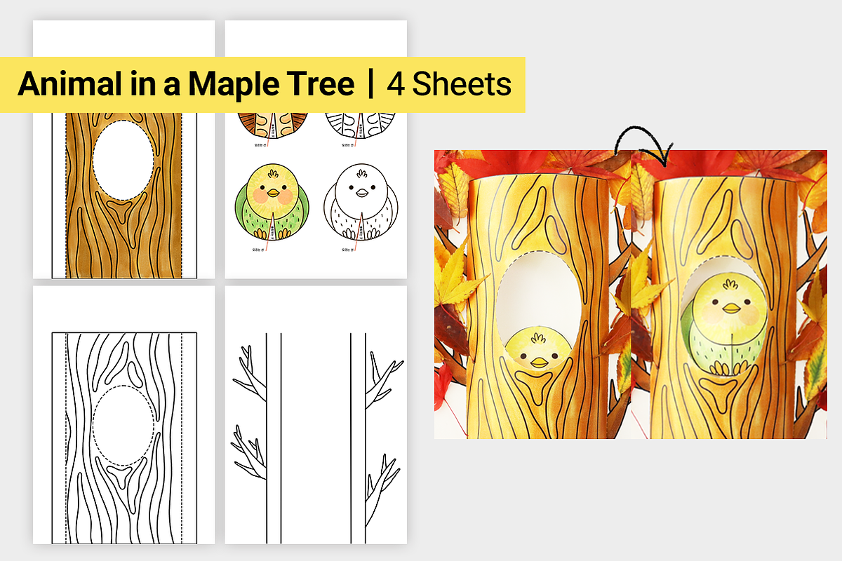 10 Fall Art Activities for Kids, an Education Illustration by DRAWINART (Photo 4 of 11)