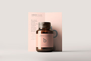 Amber Glass Bottle Mockups, a Cups & Container Mockup by pmvch (Thumbnail 13 of 20)