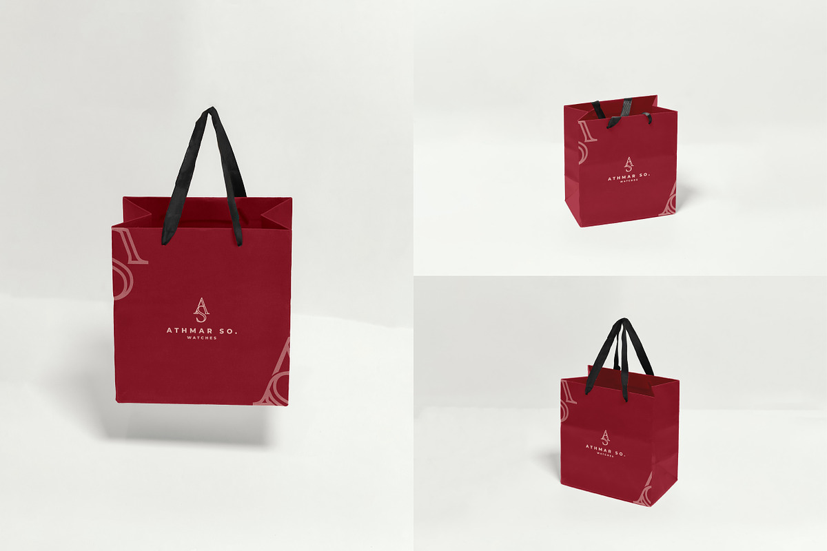 Shopping bag mockup set, a Packaging Mockup by Assyat (Photo 1 of 5)
