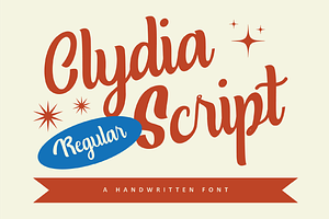 Clydia - A Script Font