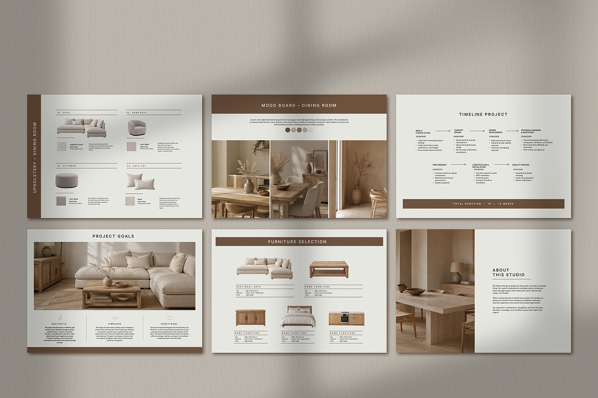 Interior Design Presentation Slide, a Presentation Template by SKY CREATION (Photo 5 of 7)