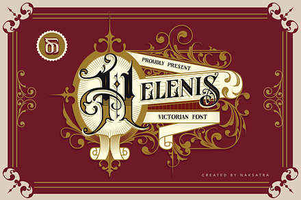 Helenis, a Serif Font by Naksatra