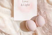 5x7 Easter Card Mockup with Eggs, a Product Mockup by Serenefeeling (Thumbnail 4 of 6)