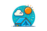 Outdoor Camping Icon Pack, an Object Graphic by Designs_River (Thumbnail 9 of 13)