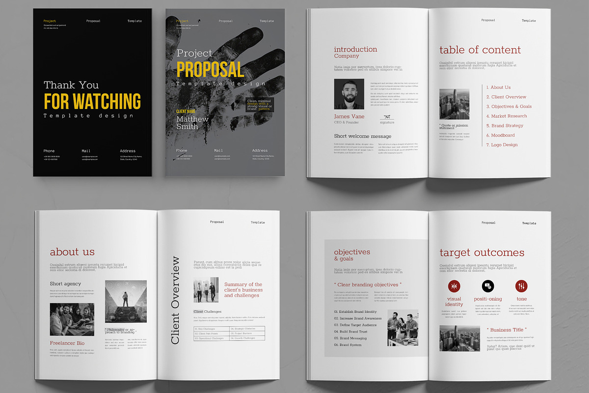 Business Project Proposal Template preview 2