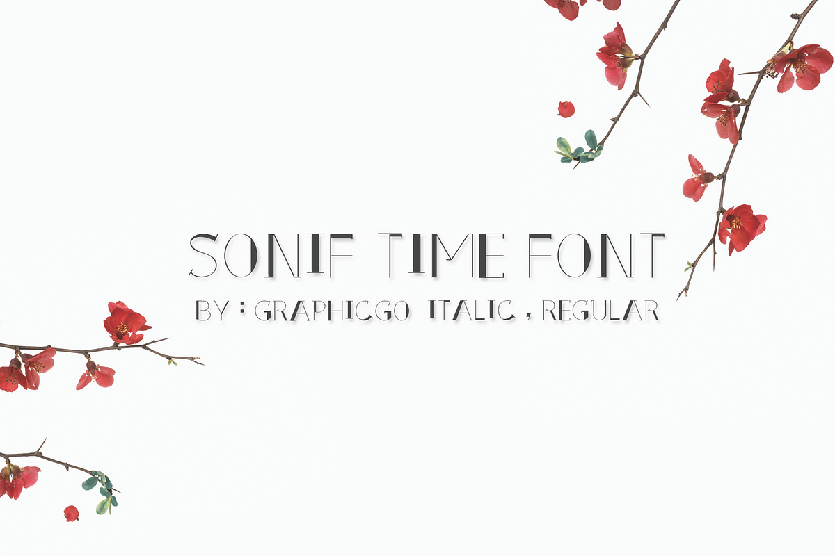 Sonif Time Font