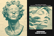 Engraved Square, Poster Photo Effect, a Layer Style Add-On by dokudokunomi (Thumbnail 1 of 4)