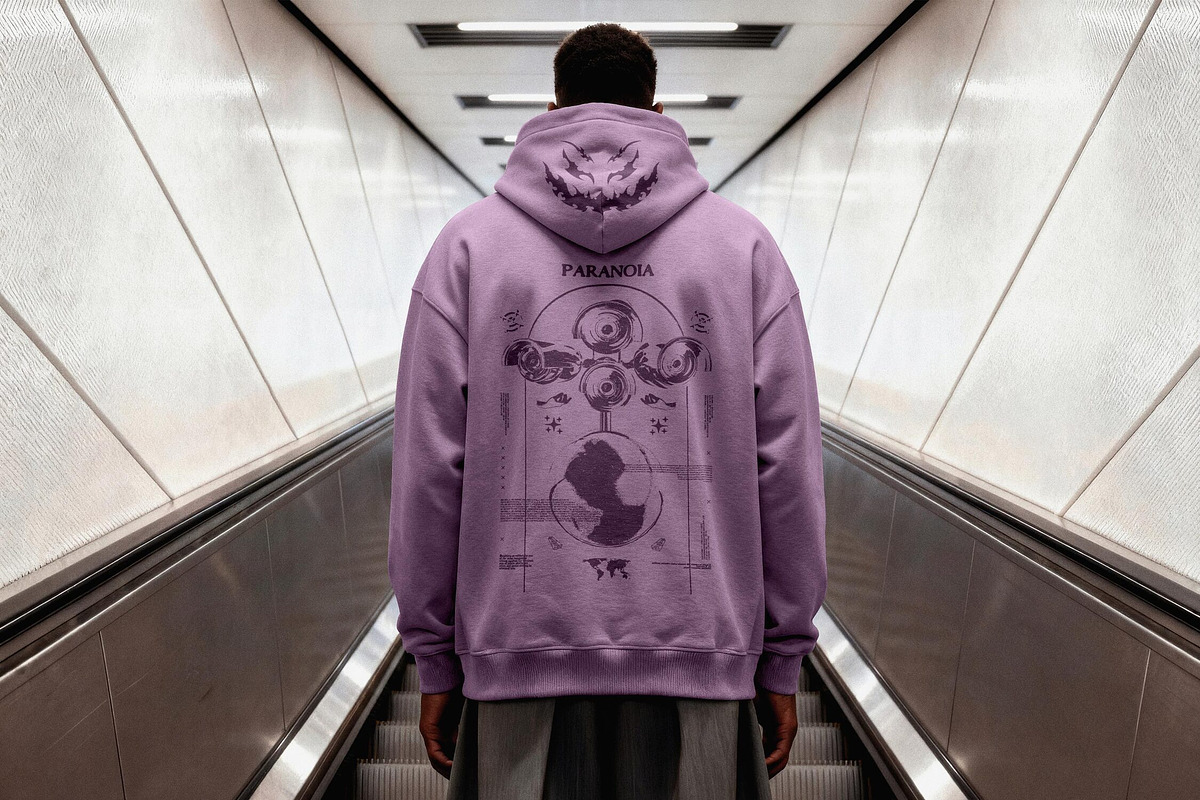 Streetwear Hoodie Mockup, a Hoody Mockup by Design Squad (Photo 2 of 4)