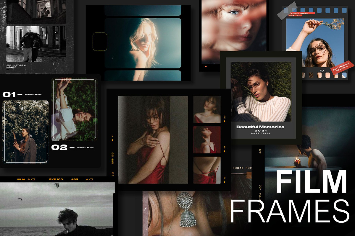 Kodak and Fuji Film Frames, a Social Media Template by Presets store (Photo 1 of 8)