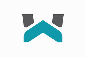 Initial letter W logo Vector templat, an Object Graphic by T.Vooka