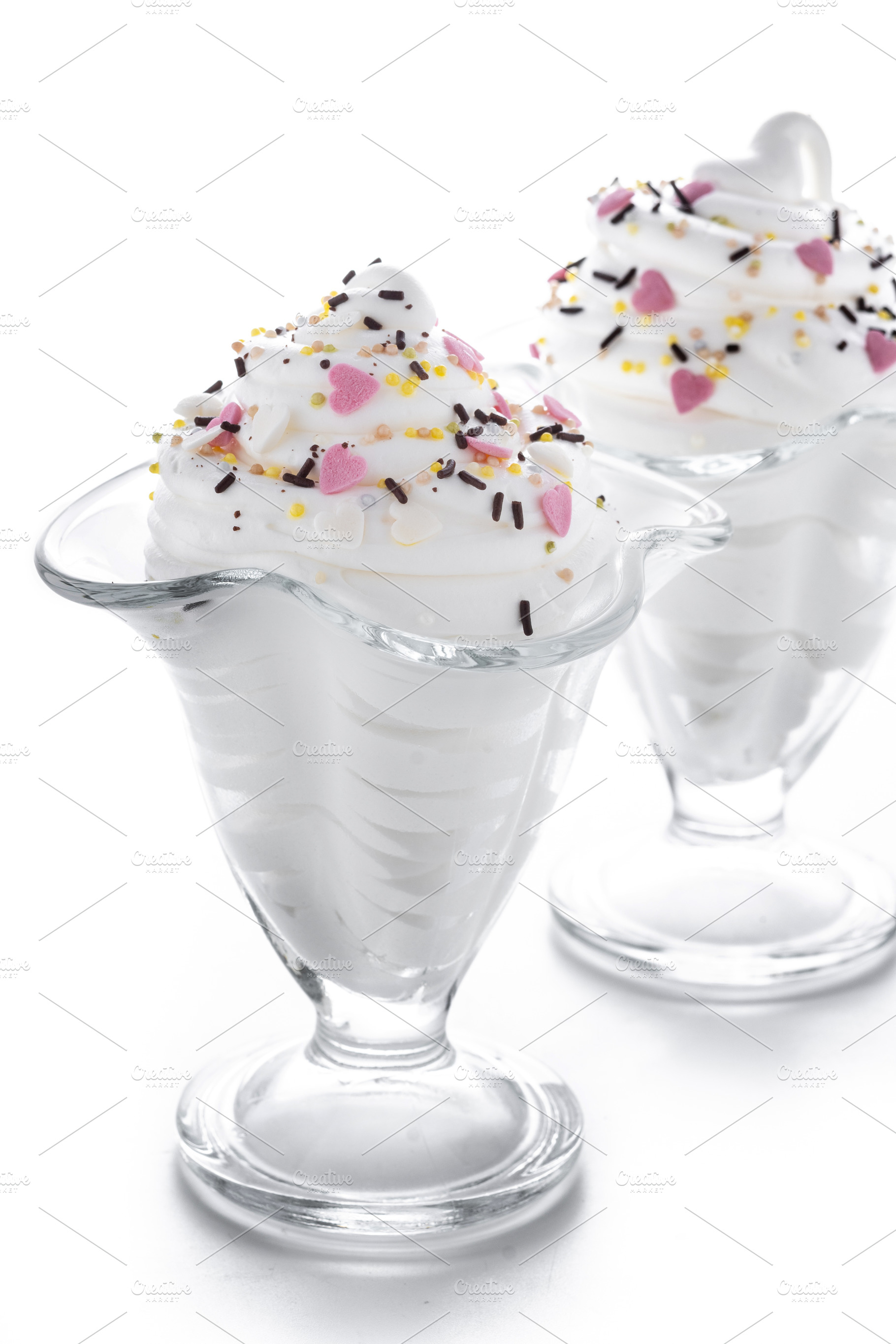 Whipped Cream Delight with Sprinkles, a Food & Drink Photo by etorres69