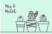 Hand Drawn Succulent Illustrations, an Illustration by Hannah Eliza Studio (Thumbnail 5 of 6)